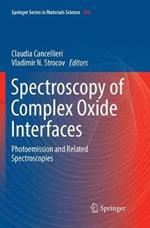 Spectroscopy of Complex Oxide Interfaces: Photoemission and Related Spectroscopies