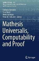 Mathesis Universalis, Computability and Proof - cover