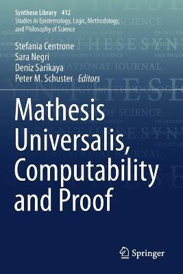 Mathesis Universalis, Computability and Proof - cover