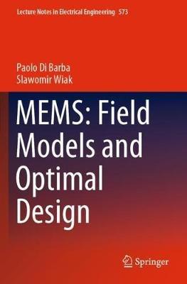 MEMS: Field Models and Optimal Design - Paolo Di Barba,Slawomir Wiak - cover