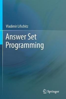 Answer Set Programming - Vladimir Lifschitz - cover