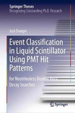 Event Classification in Liquid Scintillator Using PMT Hit Patterns: for Neutrinoless Double Beta Decay Searches