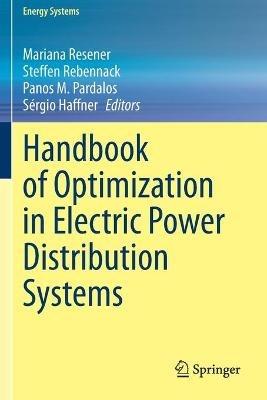 Handbook of Optimization in Electric Power Distribution Systems - cover