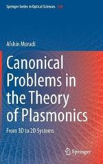 Canonical Problems in the Theory of Plasmonics: From 3D to 2D Systems