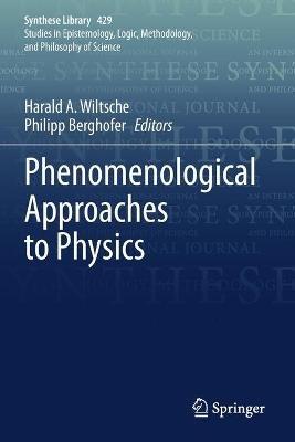 Phenomenological Approaches to Physics - cover