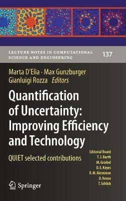 Quantification of Uncertainty: Improving Efficiency and Technology: QUIET selected contributions - cover