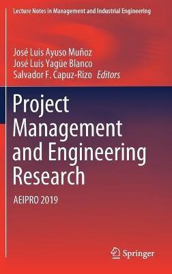 Project Management and Engineering Research: AEIPRO 2019 - cover