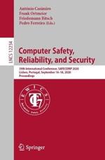 Computer Safety, Reliability, and Security: 39th International Conference, SAFECOMP 2020, Lisbon, Portugal, September 16–18, 2020, Proceedings