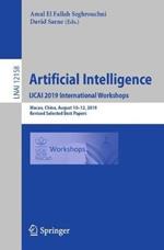 Artificial Intelligence. IJCAI 2019 International Workshops: Macao, China, August 10–12, 2019, Revised Selected Best Papers