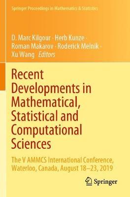 Recent Developments in Mathematical, Statistical and Computational Sciences: The V AMMCS International Conference, Waterloo, Canada, August 18–23, 2019 - cover
