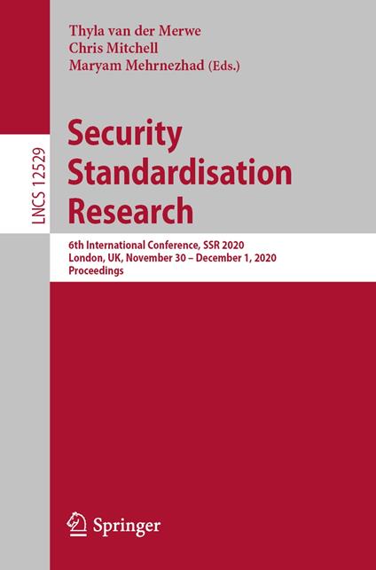 Security Standardisation Research