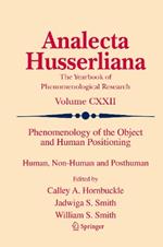 Phenomenology of the Object and Human Positioning: Human, Non-Human and Posthuman