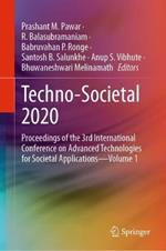Techno-Societal 2020: Proceedings of the 3rd International Conference on Advanced Technologies for Societal Applications—Volume 1