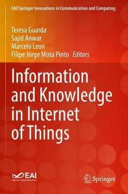 Information and Knowledge in Internet of Things - cover