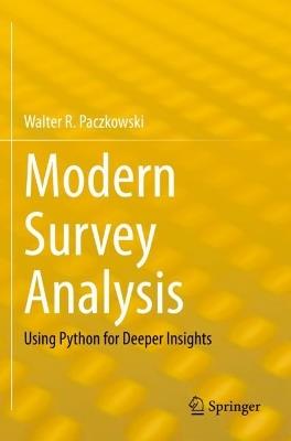 Modern Survey Analysis: Using Python for Deeper Insights - Walter R. Paczkowski - cover