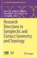 Research Directions in Symplectic and Contact Geometry and Topology - cover
