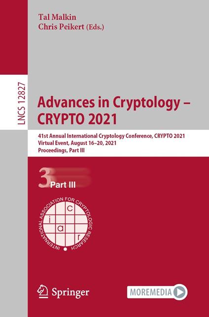 Advances in Cryptology – CRYPTO 2021