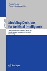 Modeling Decisions for Artificial Intelligence: 18th International Conference, MDAI 2021, Umeå, Sweden, September 27–30, 2021, Proceedings