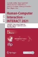 Human-Computer Interaction – INTERACT 2021: 18th IFIP TC 13 International Conference, Bari, Italy, August 30 – September 3, 2021, Proceedings, Part V - cover
