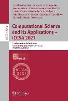 Computational Science and Its Applications – ICCSA 2021: 21st International Conference, Cagliari, Italy, September 13–16, 2021, Proceedings, Part VI - cover