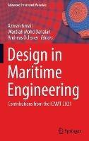Design in Maritime Engineering: Contributions from the ICMAT 2021 - cover