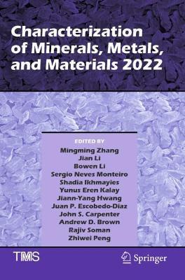 Characterization of Minerals, Metals, and Materials 2022 - cover