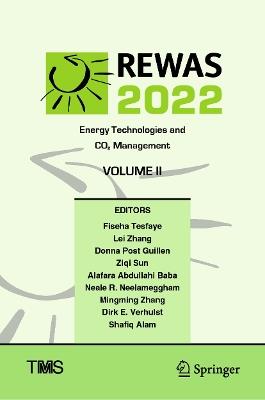 REWAS 2022: Energy Technologies and CO2 Management (Volume II) - cover