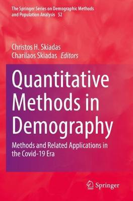 Quantitative Methods in Demography: Methods and Related Applications in the Covid-19 Era - cover