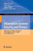 Information Systems Security and Privacy: 6th International Conference, ICISSP 2020, Valletta, Malta, February 25–27, 2020, Revised Selected Papers