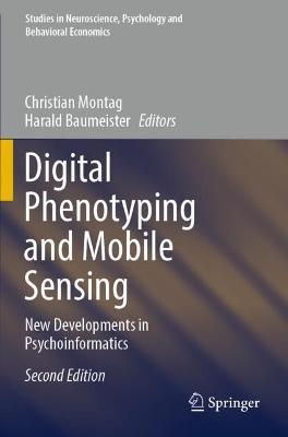 Digital Phenotyping and Mobile Sensing: New Developments in Psychoinformatics - cover