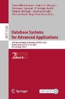 Database Systems for Advanced Applications: 27th International Conference, DASFAA 2022, Virtual Event, April 11–14, 2022, Proceedings, Part II - cover