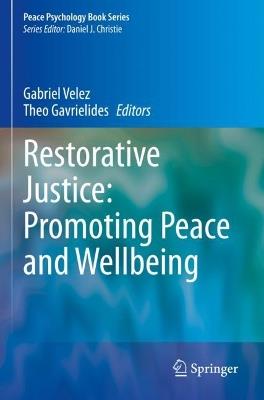 Restorative Justice: Promoting Peace and Wellbeing - cover
