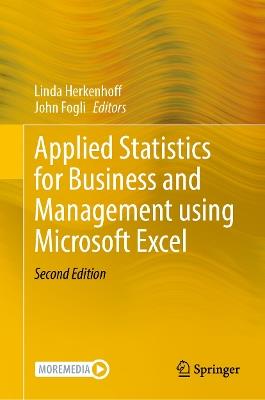Applied Statistics for Business and Management using Microsoft Excel - Linda Herkenhoff,John Fogli - cover