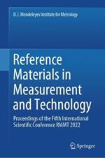 Reference Materials in Measurement and Technology: Proceedings of the Fifth International Scientific Conference RMMT 2022