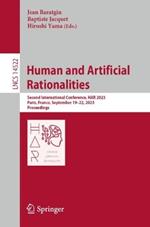 Human and Artificial Rationalities: Second International Conference, HAR 2023, Paris, France, September 19–22, 2023, Proceedings