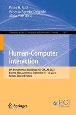Human-Computer Interaction: 9th Iberoamerican Workshop, HCI-COLLAB 2023, Buenos Aires, Argentina, September 13–15, 2023, Revised Selected Papers