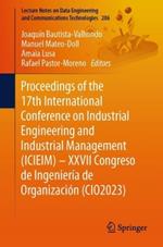 Proceedings of the 17th International Conference on Industrial Engineering and Industrial Management (ICIEIM) – XXVII Congreso de Ingeniería de Organización (CIO2023)