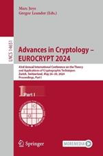 Advances in Cryptology – EUROCRYPT 2024: 43rd Annual International Conference on the Theory and Applications of Cryptographic Techniques, Zurich, Switzerland, May 26–30, 2024, Proceedings, Part I