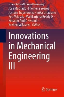 Innovations in Mechanical Engineering III - cover
