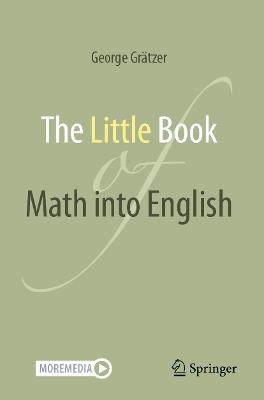 The Little Book of Math into English - George Grätzer - cover