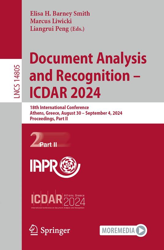Document Analysis and Recognition - ICDAR 2024