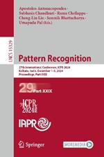 Pattern Recognition: 27th International Conference, ICPR 2024, Kolkata, India, December 1–5, 2024, Proceedings, Part XXIX