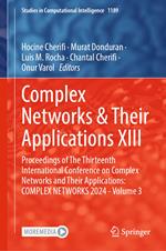 Complex Networks & Their Applications XIII
