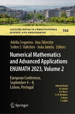 Numerical Mathematics and Advanced Applications ENUMATH 2023, Volume 2: European Conference, September 4-8,  Lisbon, Portugal - cover