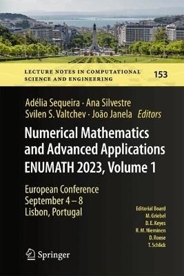 Numerical Mathematics and Advanced Applications ENUMATH 2023, Volume 1: European Conference, September 4-8,  Lisbon, Portugal - cover