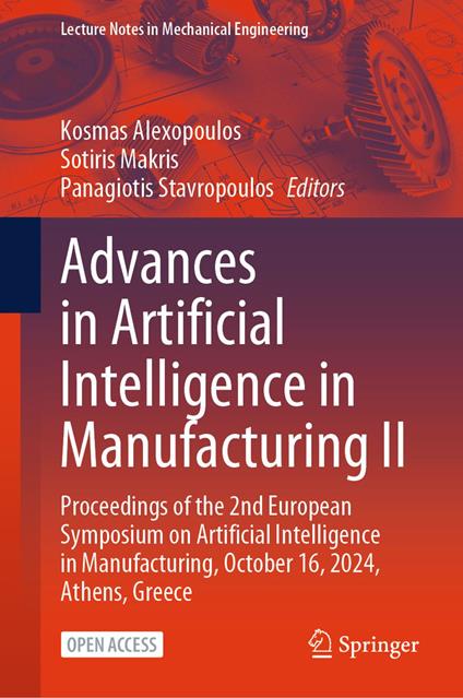 Advances in Artificial Intelligence in Manufacturing II