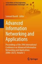 Advanced Information Networking and Applications: Proceedings of the 39th International Conference on Advanced Information Networking and Applications (AINA-2025), Volume 5