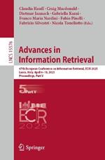 Advances in Information Retrieval: 47th European Conference on Information Retrieval, ECIR 2025, Lucca, Italy, April 6–10, 2025, Proceedings, Part V