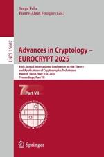 Advances in Cryptology – EUROCRYPT 2025: 44th Annual International Conference on the Theory and Applications of Cryptographic Techniques, Madrid, Spain, May 4–8, 2025, Proceedings, Part VII