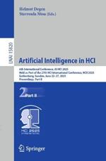 Artificial Intelligence in HCI: 6th International Conference, AI-HCI 2025, Held as Part of the 27th HCI International Conference, HCII 2025, Gothenburg, Sweden, June 22–27, 2025, Proceedings, Part II